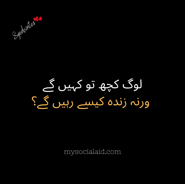 Attitude Quotes In Urdu