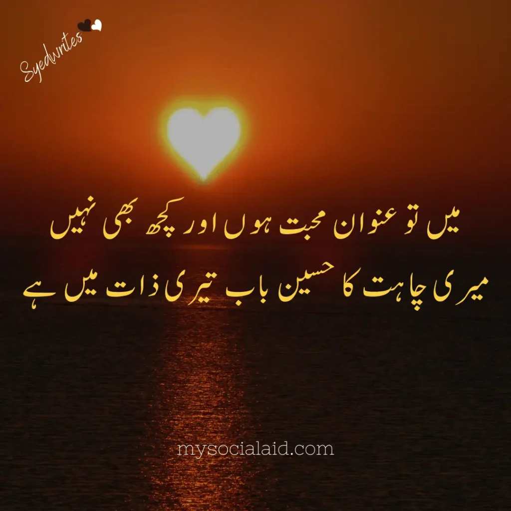 Poetry Love In Urdu